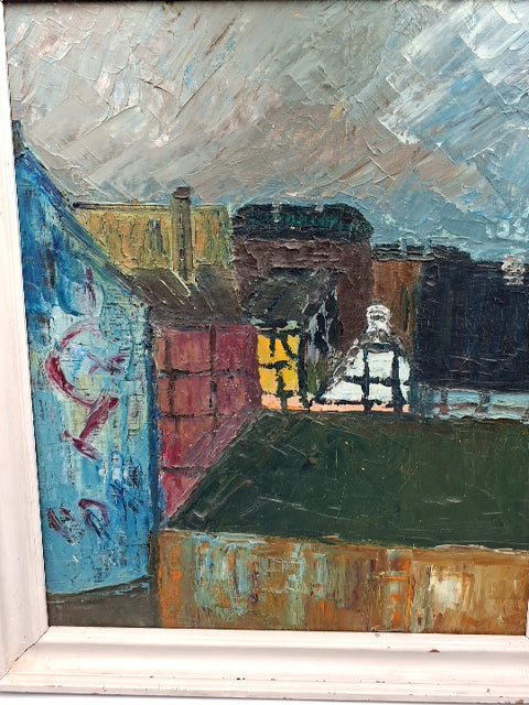 Olie på lærred 1975